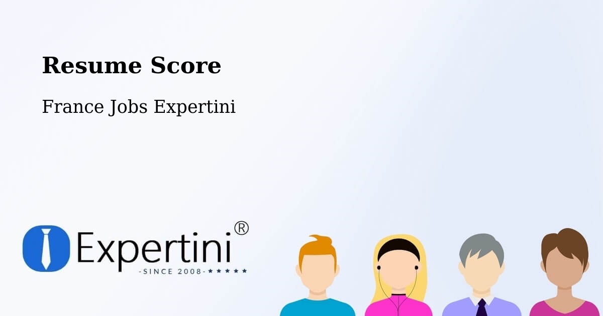 Resume Score & Job Description Match Tool – Le Barp - France Jobs Expertini